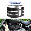 Harley Davidson Softail 2018-2024 Black White Ignition Coil Cover