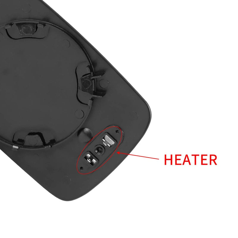 BMW E39 E46 330i / 325i / 525i / 328i Heated Right Mirror w/ Backing Plate