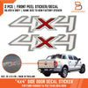 Ford Ranger PX T6 Silver 4x4 Side Cabin Rear Decal Sticker (2015-2018)