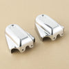 Harley Heritage Softail Deluxe Chrome Rear Axle Covers (2008-2017)