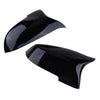 BMW 5 Series F10 F11 F18 Gloss Black Side Mirror Cover Caps (2014-2018)