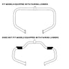 Harley Road Glide 6.5" Lower Vented Fairings & Speakers (2014-2024)