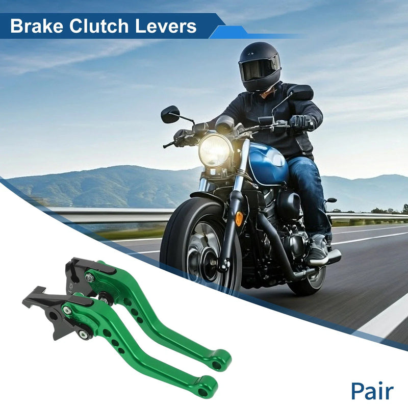 Kawasaki ZX10R 1 Pair Adjustable Short Brake Clutch Levers (2004–2005)