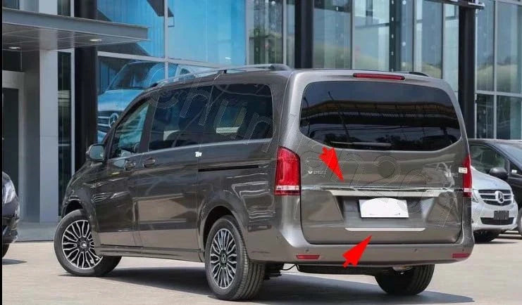 Mercedes Benz V-Class Chrome Rear Tail Boot Lid Cover Trim (2014-2020)