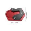 BMW Motorcycle Side Stand Support Plate Red Kickstand Pad Extender
