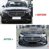 Benz W214 E260 E300 AMG (2024) Gloss Black 3 x Front Spoiler Lip Splitter Kit
