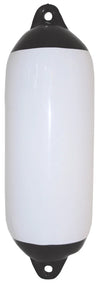 Heavy Duty Boat Fender Mooring White/Black End PVC 700mm x 240mm