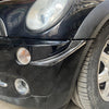 Mini Cooper R50 R53 R52 Real Carbon Fiber Front Bumper Canards Cover Trim