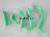 Kawasaki KDX200 KDX220 Green Hose & Aluminum Radiator (1995-2006)