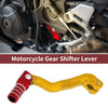 Bosuer M4 Folding Gear Shifter Lever Gold Tone Red Silver Tone