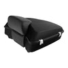 Harley Touring Road Glide Matte Backrest Mount Rack Docking Light (14-25)