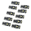 Car 10Pc T10 3SMD LED Wedge Dome Light Bulbs (Various Years)