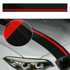 Vehicle Decal Wrap Sticker 5D Carbon Fiber Car Parts Rally Racing Stripes