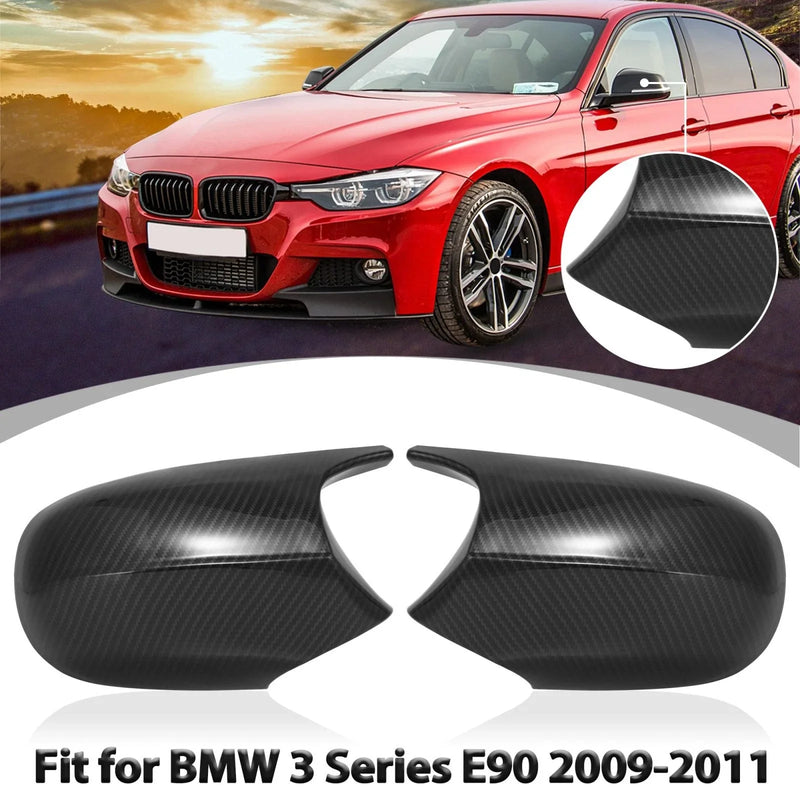 BMW E90 E91 E92 LCI Carbon Fiber Rear View Mirror Covers (2008-2013)