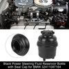 BMW Black Power Steering Fluid Reservoir Bottle with Cap (1982-1994)