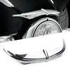 Harley Touring FLHX Chrome Batwing Fairing Brow Accent (1996-2013)