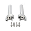 Harley Heritage Softail Dyna FXD Chrome 6" Straight Handlebar Risers
