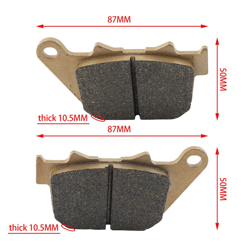 HARLEY DAVIDSON XL 883 R Sportster, XL 1200 C Custom Rear Brake Pads (05-13)