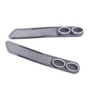 Car Model Universal Grey Rear Bumper Diffuser with Exhaust Tip