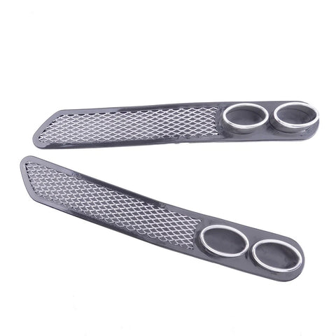 Car Model Universal Grey Rear Bumper Diffuser with Exhaust Tip