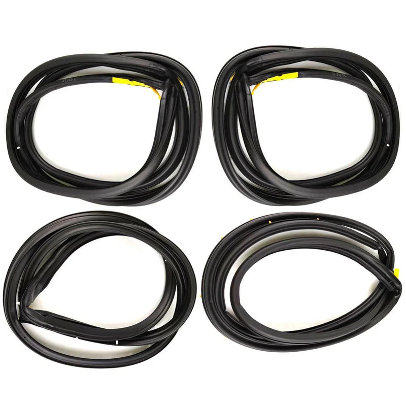 Door Rubber Weatherstrip Set 4 Fits Mitsubishi Lancer CK2 CK5 4D SED 1996-00