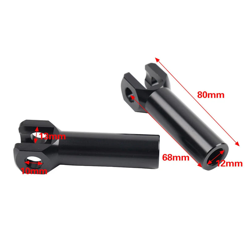 Harley Softail 2.75" Passenger Foot Pegs Support Mount Clevis