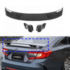 Honda Accord 2018-2022 Gloss Black Rear Trunk Spoiler Add-on Wings