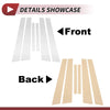 Nissan Maxima (2004-2008) Silver Tone 6 Pcs Door Pillar Window Trim