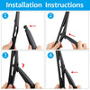 Ford Fiesta MK6 310mm 12" Rear Window Wiper Blade Arm Set (2011-2018)