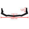 Corvette C8 7 x PCS Front Bumper Lip Spoiler Body Kit Gloss Black (2020-2024)