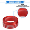 Chrysler 300 & Dodge Challenger 5 Pcs AC Climate Control Knob Ring