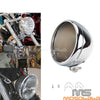 Harley XL883 7" Chrome Universal LED Headlight Lamp Bucket Cover