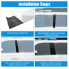 Mitsubishi Lancer 6Pcs Windshield B Pillar Trim Garnish (2008-2017)