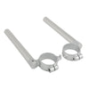 Suzuki GSXR600 750 Silver Clip-On Handlebars (2006-2010)