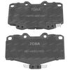 Hilux 2 x Drilled Slotted Front Disc Brake Rotors + Pads (1989–1999)