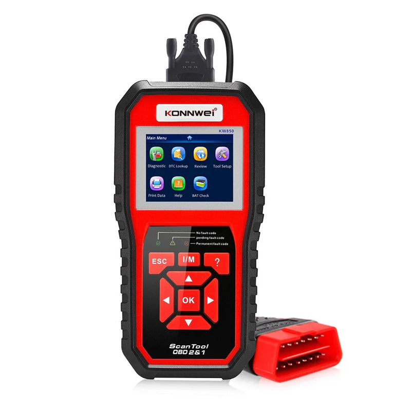 Automotive OBD2 Diagnostic Code Scanner Tool KONNWEI KW850 (2010-2023)