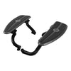 Harley Touring Black Half-Shield Rider Floorboards Mount Bracket (2014-24)