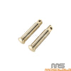 Harley Sportster XL 883L / R Forty-Eight Brass Foot Pegs (2010-2023)