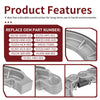 Honda Rancher 420 TRX420 Rear Brake Drum Bearing Seals & O-Ring (07-13)
