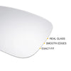 Mazda CX-5, CX-9 Heated Left Side Mirror Glass w/ Backing Plate (2013-2023)