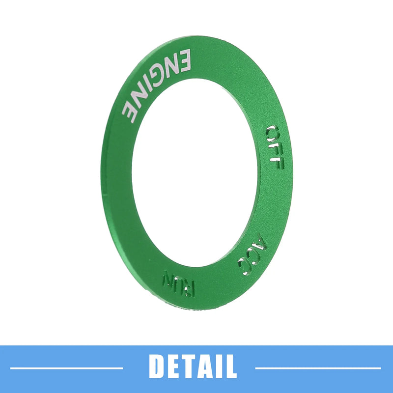 Dodge Charger Challenger Aluminum Alloy Green Engine Start Button Sticker