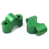 Kawasaki Z900RS Green Handlebar Riser Adapters (2018-2020)