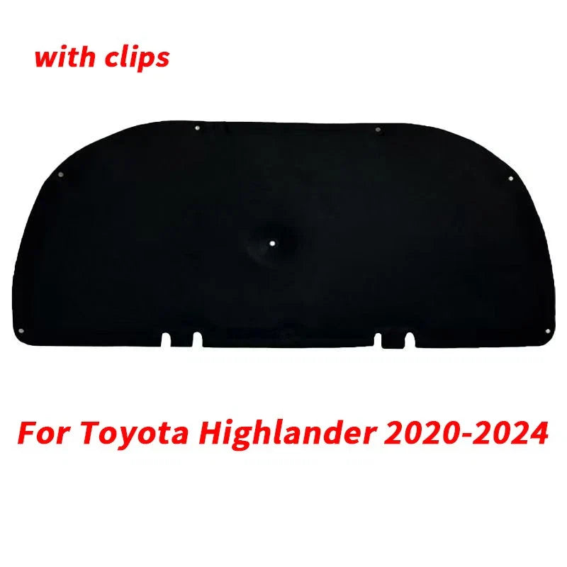 Toyota Highlander Engine Hood Insulation Pad Heat Shield Sound Mat (2020–2024)