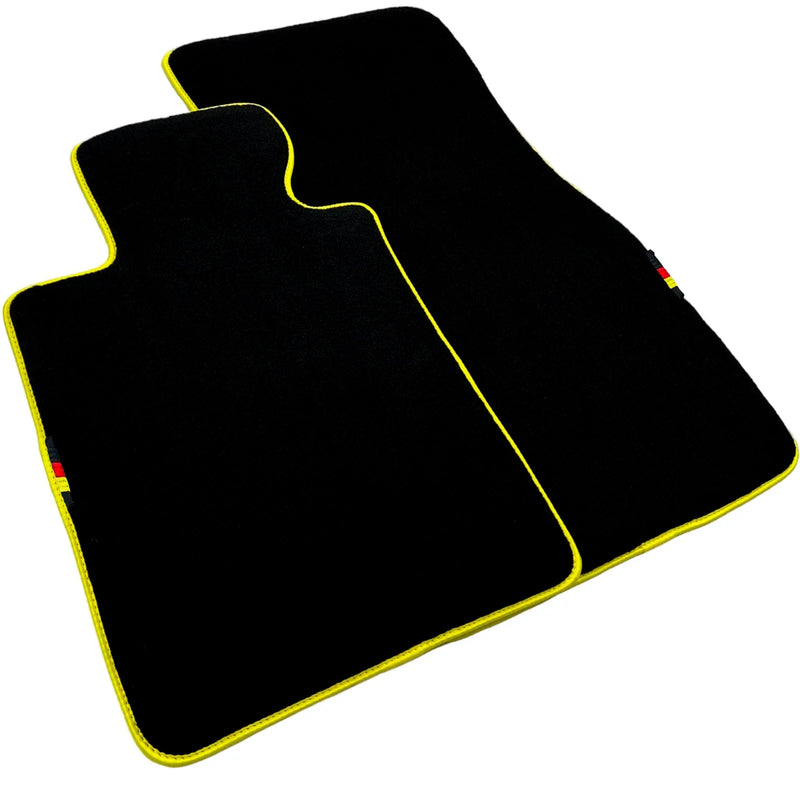 BMW 6 Series F12 Convertible 2011-2018 Yellow Trim AutoWin Floor Mats