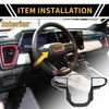 Chevy Colorado Steering Wheel Cover Trims Carbon Fiber Pattern (23 - 24)