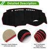 Honda Insight 2009-2014 Sun Protector Pad Black Red Dashboard Cover Mat