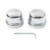 Harley Touring Road King Electra Glide Front Axle Cap Nut Covers (2000-07)
