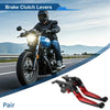 Yamaha TMAX560 Adjustable Short Brake Clutch Levers - Black/Red (2019–2020)
