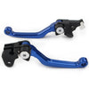 Kawasaki KLX250 Aluminum Blue Pivot Dirt Clutch Brake Levers (1993-1997)