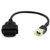 Honda Motorcycles 4 Pin to 16 Pin OBD2 Cable Connector (2010-2023)